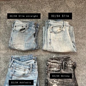 American Eagle pants all size 32/34 picture for size/style